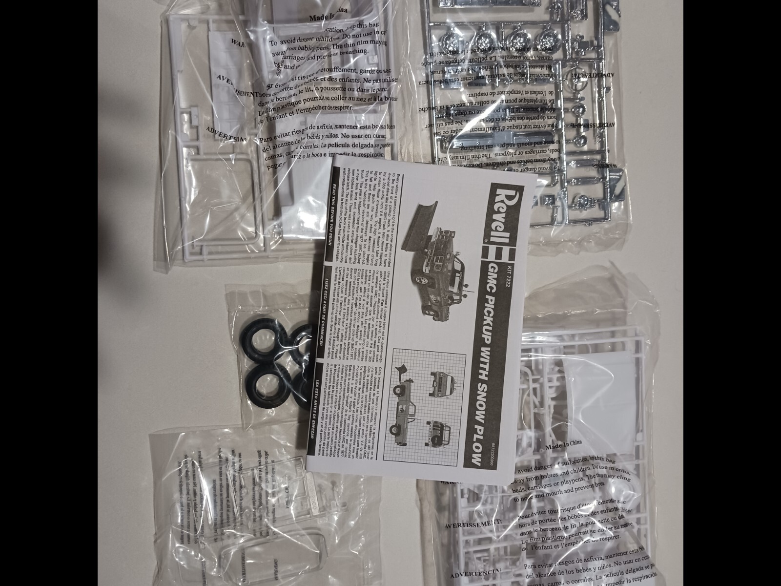 Revell GMC Pickup With Snow Plow Plastic Model Kit