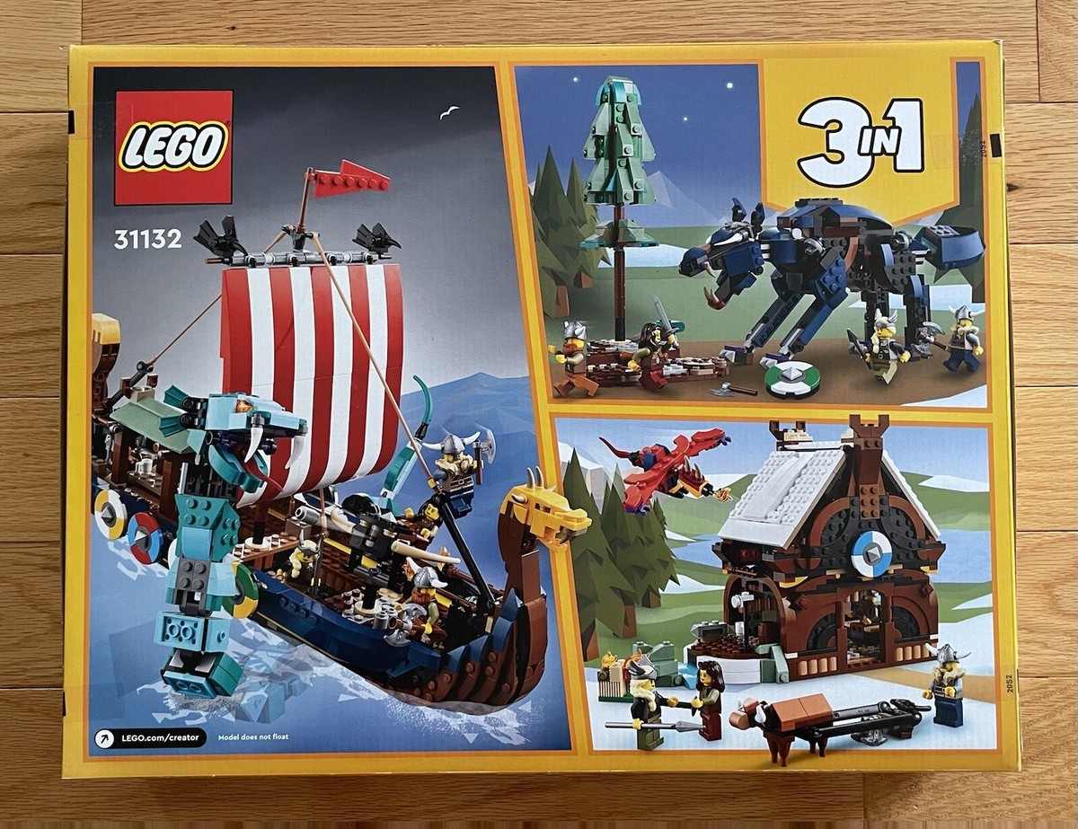 LEGO 31132 | Creator | Viking Ship and the Midgard Serpent | New