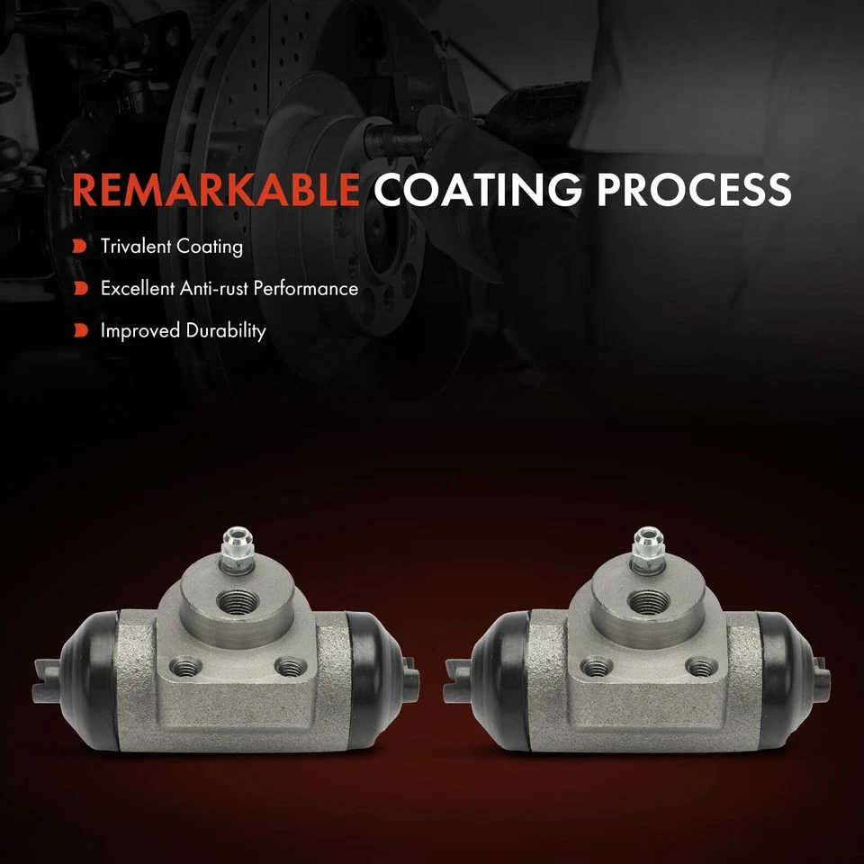 2x Cilindro de rueda de freno de tambor trasero para Buick Century 93-03 Chevrolet Pontiac Olds Foto 3 de 4