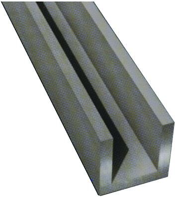 PROFILO U ALLUMINIO ARGENTO 2 M 12X12X1 MM 5 PZ