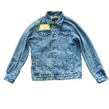 Nickelodeon Members Only Jeans Jacket Women's Spongebob Graphic Print M Medium