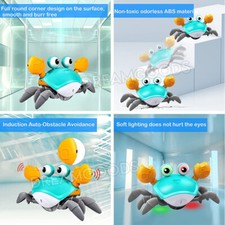 Electric Music Crawling Crab Baby Toy LED Light Up Kids Toddler Interactive Toys — image 7