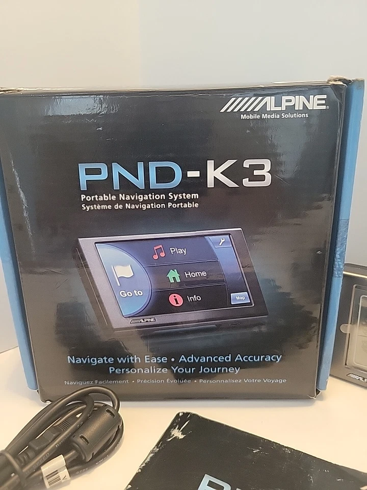 Alpine Pnd-k3 Gps Portable Navigation System Looks New Open Box Tested - Image 2 of 4