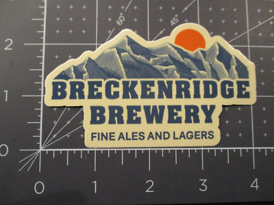 BRECKENRIDGE BREWERY Vanilla Porter dcmtnsr STICKER decal craft beer brewing