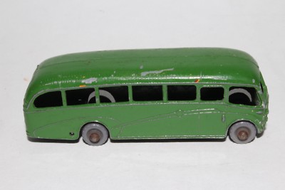 ミニカー MATCHBOX No.21 b Bedford Coach 2nd MATCHBOX LESNEY #21B BEDFORD COACH BUS, DARK GREEN, GPW, ORIGINAL