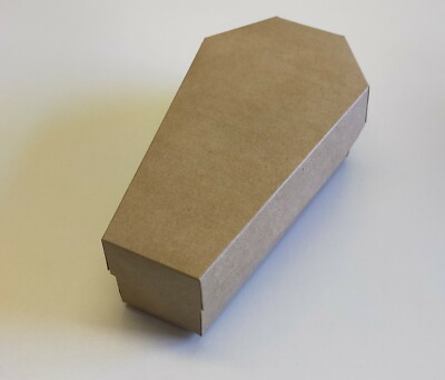 Deep Sarg Gefälligkeitsbox, gotische Hochzeit. Trick or Treat Halloween Box für Süßigkeiten