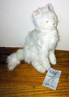 2006 FurReal Friends 'Lulu' 14  Hasbro Interactive Toy White Persian Kitty Cat