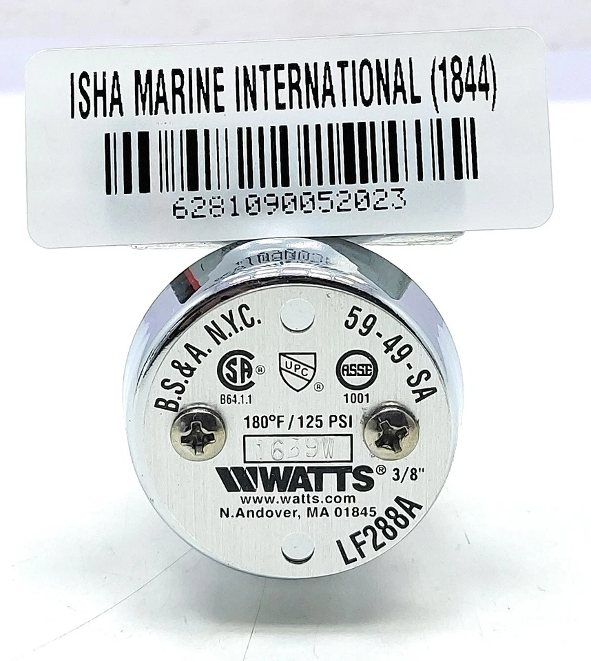Watts 3/8" LF288A Anti-Siphon Vacuum Breaker - Image 2 of 4