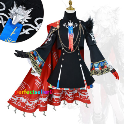 Arknights Lappland the Decadenza Set Cosplay Costume Dress Skirt