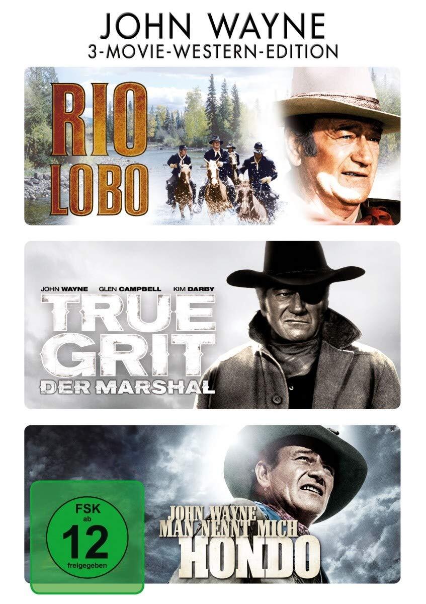 Rio Lobo / True Grit - Der Marshal / Man nennt mich Hondo [3 DVDs] (DVD)