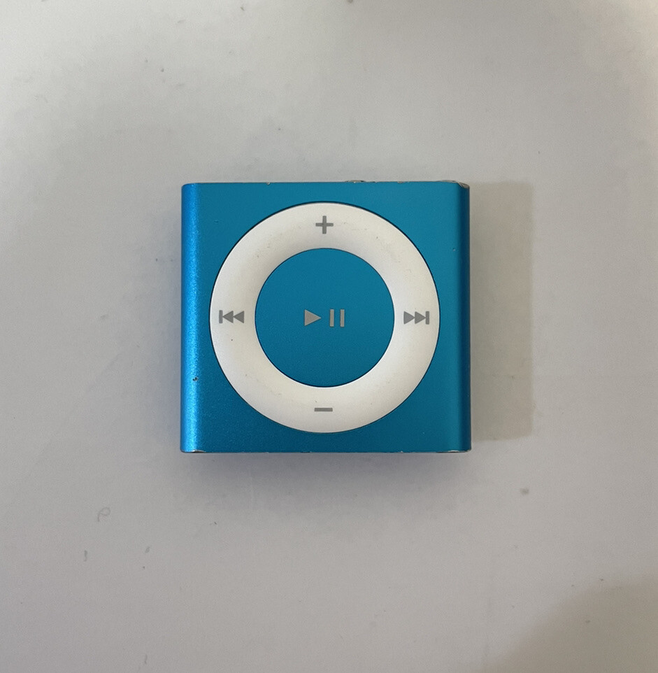 Apple iPod shuffle 4th Generation 2GB - Blue - Works Great