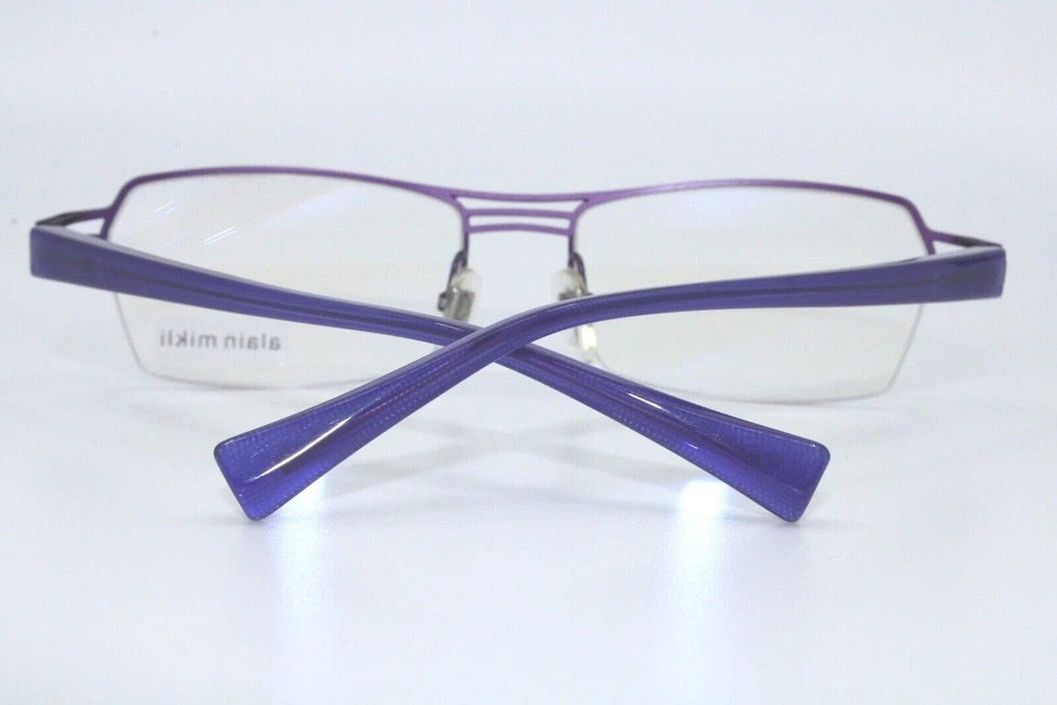 Gafas Alain Mikli A01107 M00V Púrpura Nuevas Auténticas 53 Foto 3 de 4