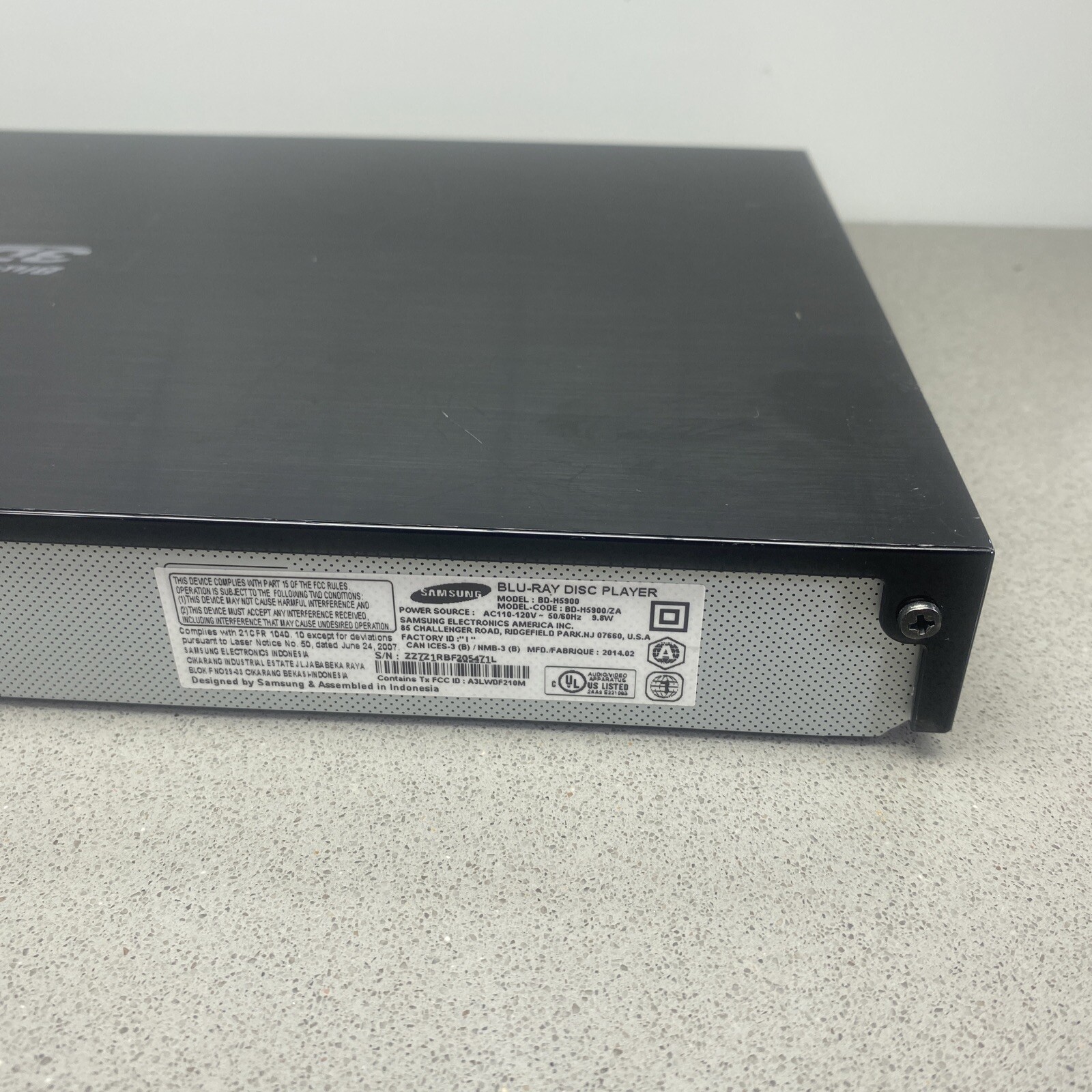 Samsung BDH5900 3D BluRay Player/New Remote/ New HDMI Cord / FREE