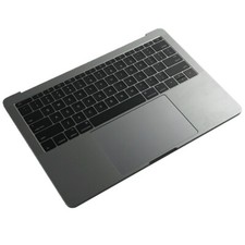 Macbook Pro A1708 2016-17 Palmrest Keyboard Top Case with Touchpad/Battery Gray