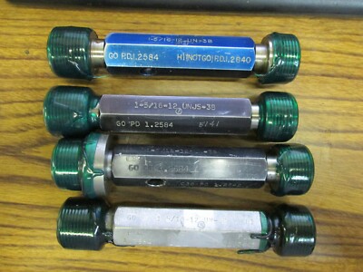 Go and No Go Thread Plug Gage Set 1-5/16''-12 UN-3B