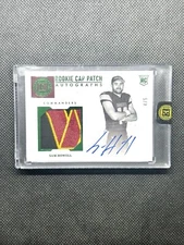 2022 Panini Encased Sam Howell Sealed Emerald Rookie Cap Patch Auto RPA /5 #125