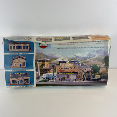 AHM WEEKLY HERALD, HO MODEL BUILDING for train  city  KIT FACTORY, BOX SEALED