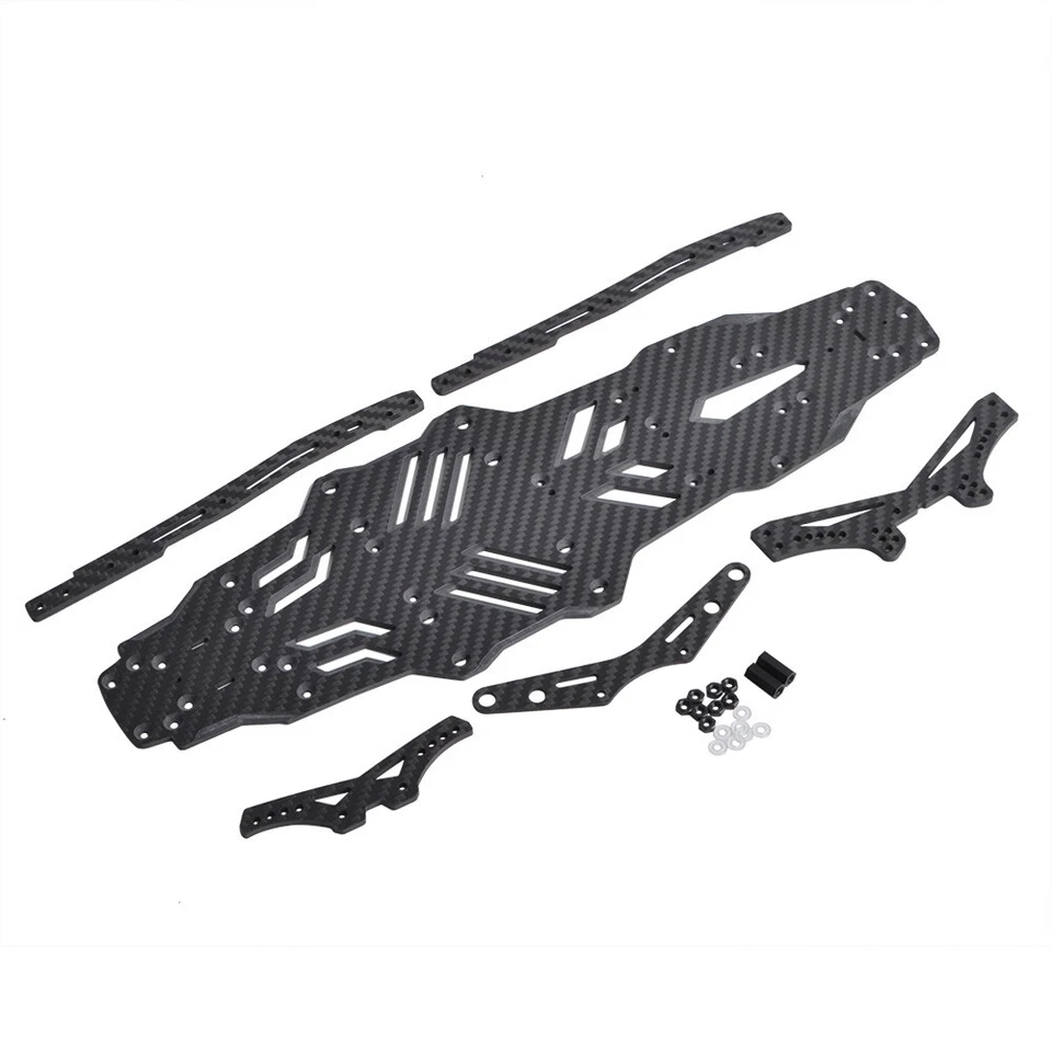 1:10 Drift Car Carbon Fiber Chassis Upgrade Kit for MST RMX 2.0S - Image 2 of 4