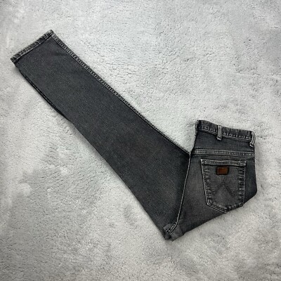 WRANGLER Herren Jeans W30 L35 grau slim fit retro Vintage Hose Denim 90s