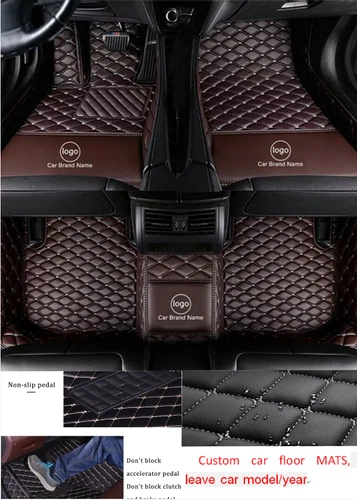 Fit for Hyundai All Models Car Floor Mats Luxury Custom Auto Carpets Waterproof - Imagen 15 de 35