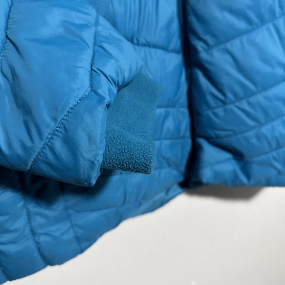 Chaqueta de esquí de invierno acolchada con capucha cremallera completa azul Xersion para mujer L Foto 2 de 4