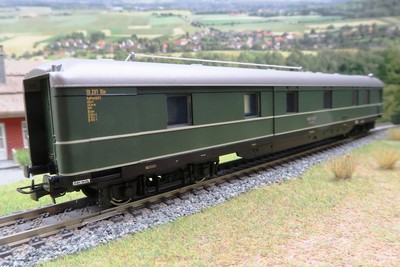 Liliput H0 L385303 Autotransportwagen Reichsregierungszug SalPw4ü(F) DRG Ep.II