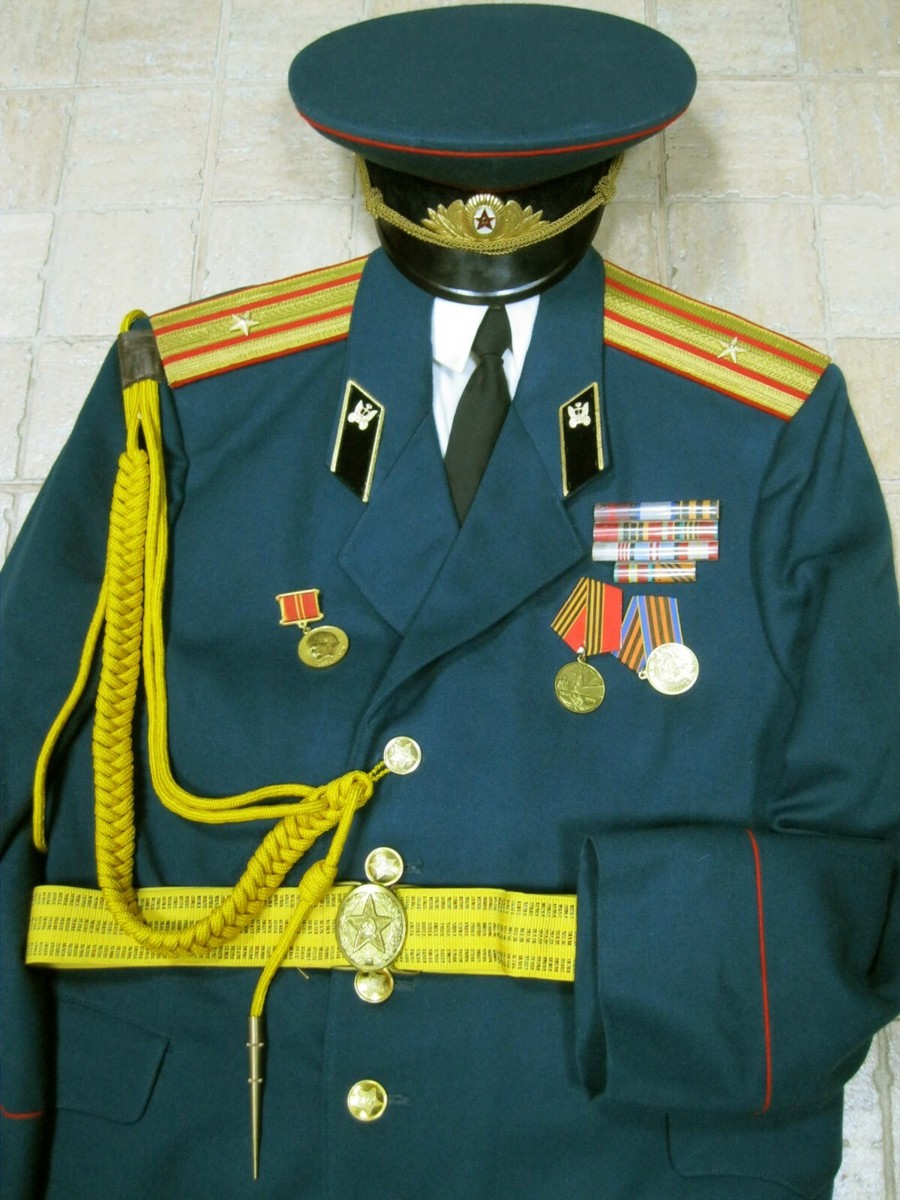 Military Uniform MAJOR Automobile CAR TROOPS USSR Soviet