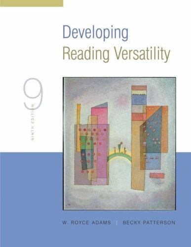 Developing Reading Versatility by