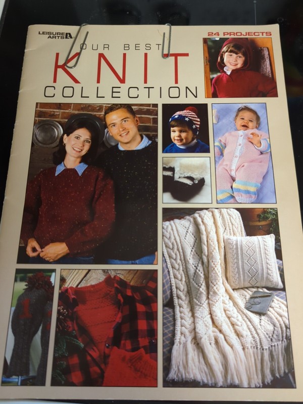Our Best Knit Collection 24 Projects Leisure Arts - afghan,  baby,  sweater3049