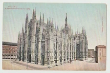 Italy, Milano, Il Duomo, Est. 1386, Undivided back.