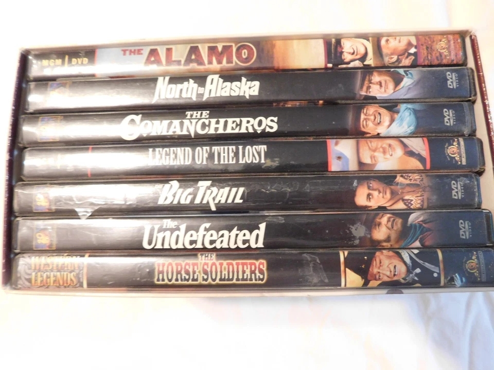 JOHN WAYNE, THE ULITMATE COWBOY COLLECTION. DVDS, 7 MOVIES. - Image 3 of 4