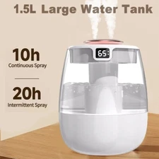 Large Ultrasonic Humidifiers For Bedroom Room Office Cool Mist Air Humidifier