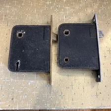 Antique Yale Interior LOCKING Passage Mortise Lock Door Hardware No Key Lot Of 2