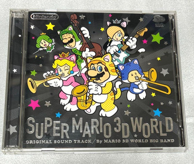 Super Mario 3D World Original Soundtrack 2CD Japan Nintendo Musik