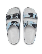 Crocs Men's Camouflage Slide Sandals Slip-On Comfort Lightweight Blue/White