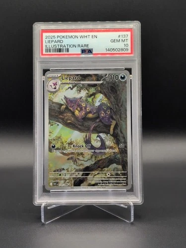 Pokemon Liepard White Flare 137/086 PSA 10 Gem Mint