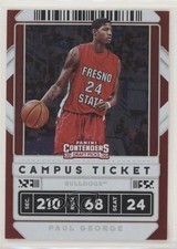 2020-21 Panini Contenders Draft Picks Campus Ticket Paul George #19 03rx