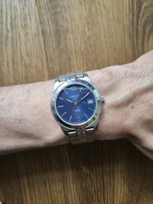 Tissot PR 50 Pre PRX Uhr / Watch Blue Dial Swiss Made / Blaues Blatt Neo Vintage