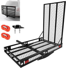 Folding Mobility Scooter Carrier with Ramp Stabilizer for SUV, 500 lbs Capacit