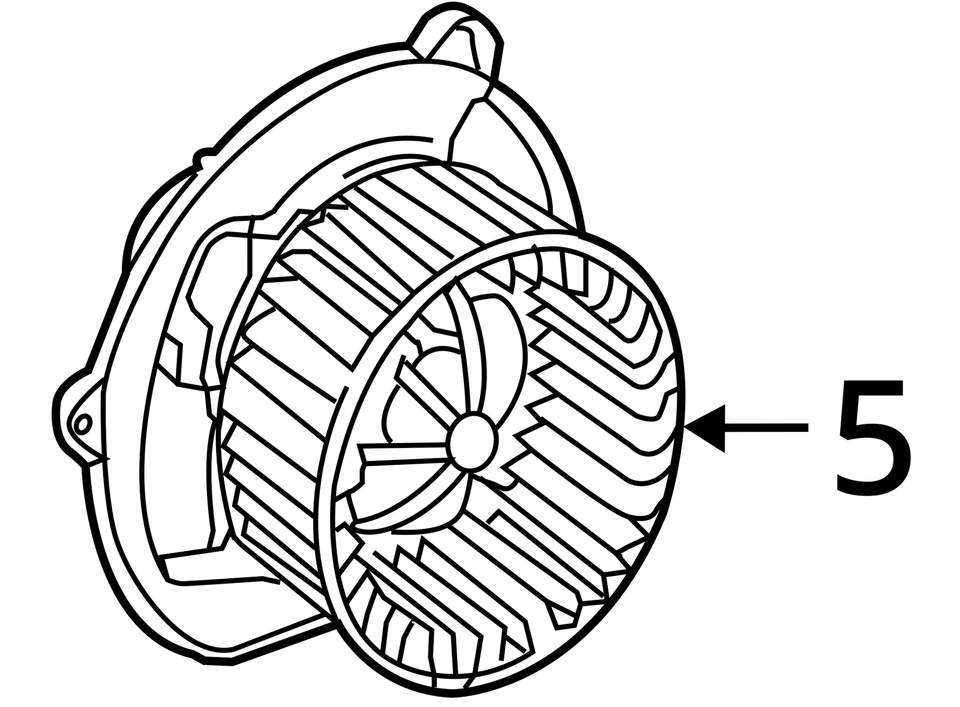 2013 MERCEDES-BENZ GL450 Used Blower Motor 166 Type HVAC 117K Miles C25969 - Image 4 of 4