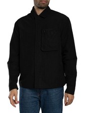 Lyle & Scott Men's Lightweight Ripstop Overshirt, Black