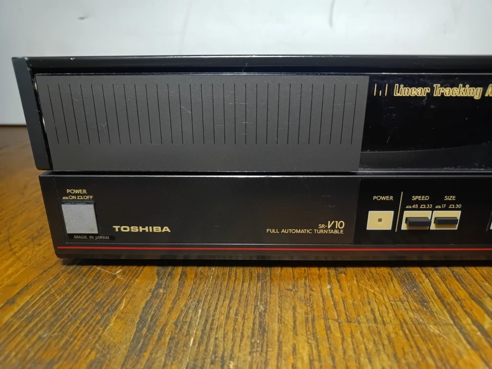 Vintage Toshiba SR-V10 Turntable Linear Tracking MIJ RARE SPARES/REPAIR PROJECT  - Image 2 of 4