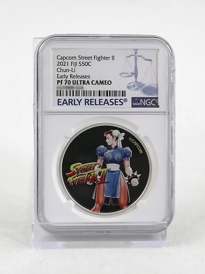 2021 Capcom Street Fighter II Silver Coin Lot Ryu Vega Chun-Li | eBay