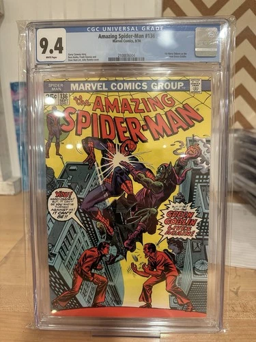 Amazing Spider-Man 136 CGC 9.4 W Green Goblin MCU Marvel Comics