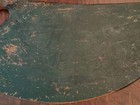 Primitive Antique 1851 Painted Scandinavean "Skätkinvar" Flax Scutching Knife — photo 2