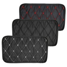 Armrest Box Mat Waterproof Dustproof PU Leather Mat Storage Box Cover Pad