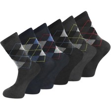 Mens Socks Cotton Rich Casual Work Sports Crew Sock 6 12 Pairs Size UK 6-11