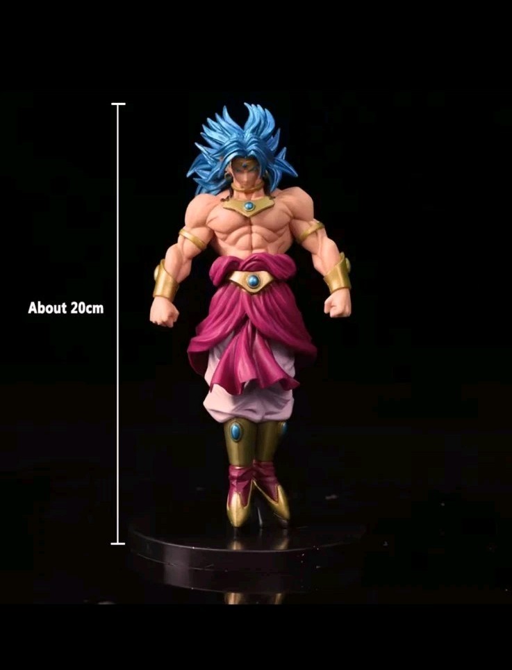 action figure Dragon Ball Broly Ssj Blue 3/terzo Livello