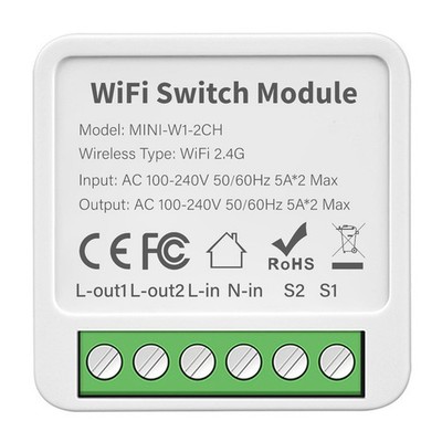 Smart Switch Büro Heim 2.412GHz-2.484GHz 2/3/4 Wege Kontrolle Haushaltszubehör