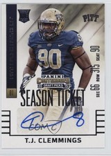 2015 Panini Contenders Draft Picks Auto TJ Clemmings #238 Auto 1k0j
